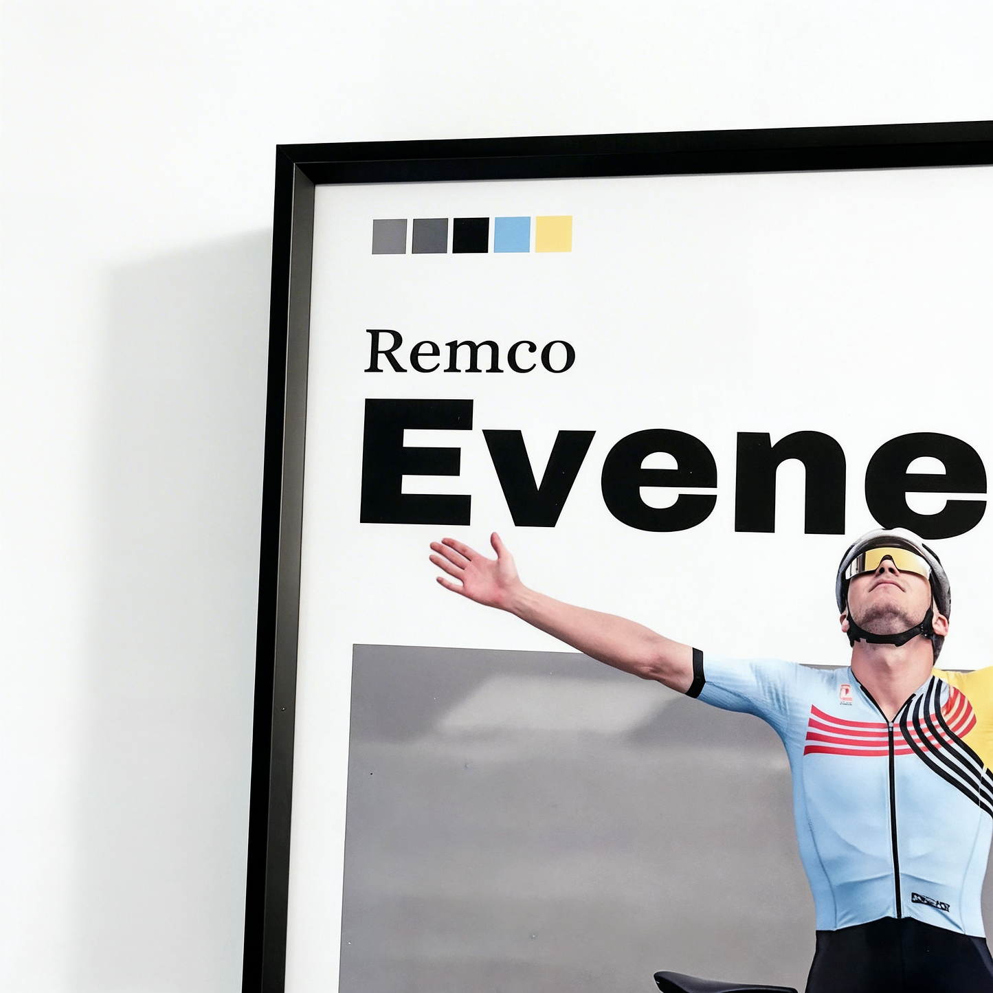 Remco Evenepoel Cycling Poster